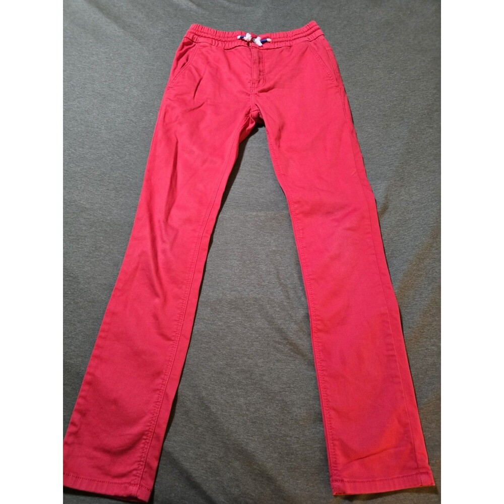 Boden Youth Red Skinny Pants Sisze 11Y Stretch Waist Unisex Kids